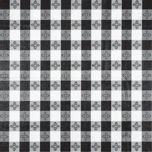 [TBCO-70K] Table Cloth, Rectangle - Black, 52" x 70"