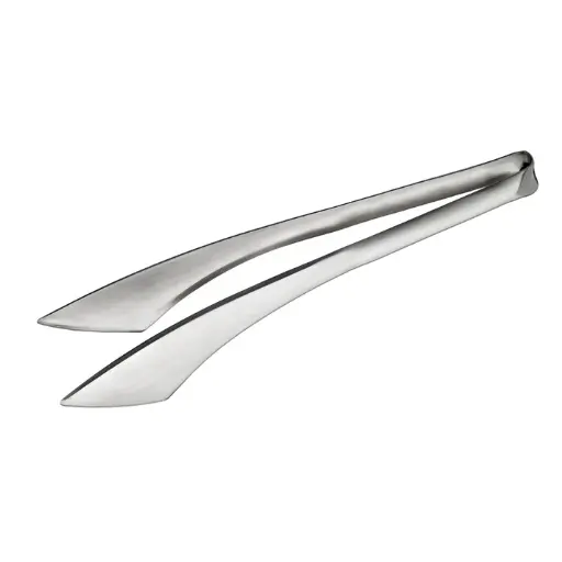 [STH-10] Serving Tongs, Satin Finish - 10-1/2"
