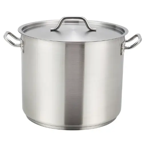 [SST-8] Stainless Steel Stock Pot with Cover - 8 Quart