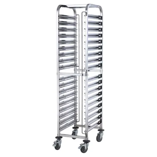 [SRK-36] 36-Tier End-Load Steam/Food Pan Rack with Brakes