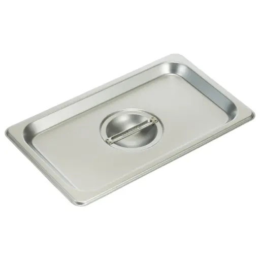 [SPSCQ] 18/8 Stainless Steel Steam Pan Cover, Solid - Quarter (1/4)