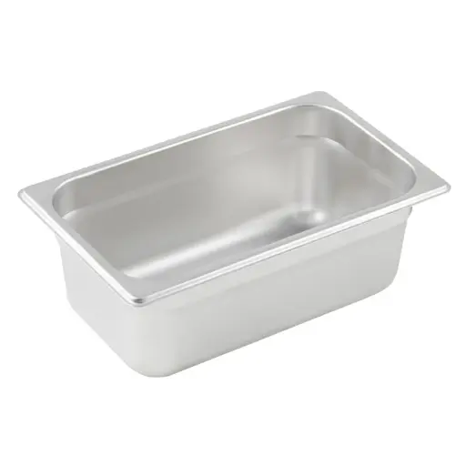 [SPJM-404] Anti-Jam Steam Pan, 24 Gauge Stainless Steel - 1/4, 4"