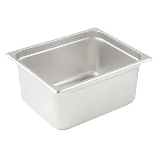 [SPJM-206] Anti-Jam Steam Pan, 24 Gauge Stainless Steel - Half, 6"