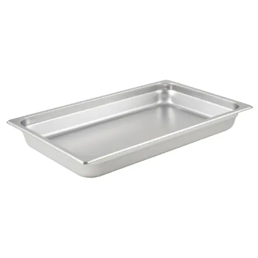 [SPJM-102] Anti-Jam Steam Pan, 24 Gauge Stainless Steel - Full, 2-1/2"