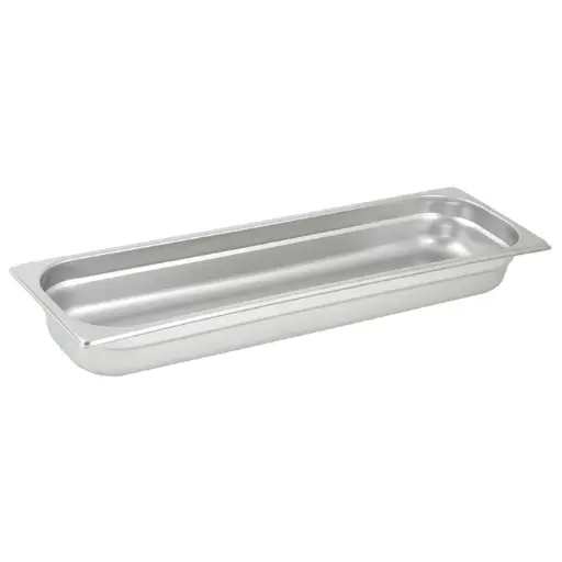 [SPJH-2HL] Anti-Jam Half Long Steam Pan, 22 Gauge Stainless Steel - 2-1/2"