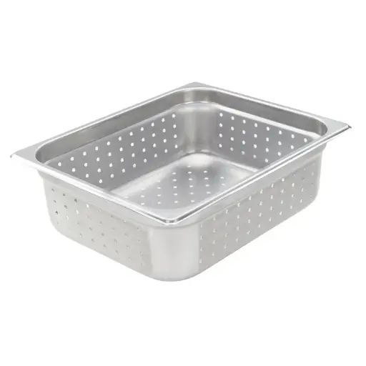 [SPJH-204PF] Perforated Steam Pan, 22 Gauge Stainless Steel