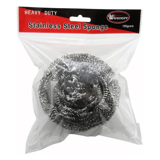 [SPG-105] Stainless Steel Scrubbing Sponge - 105 grams
