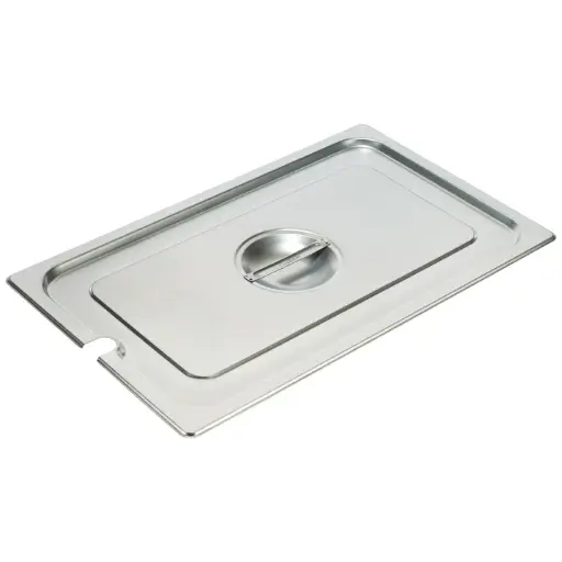 [SPCF] 18/8 Stainless Steel Steam Pan Cover, Slotted - Full