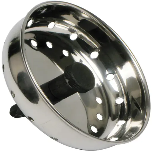 [SIK-3] 3" Sink Strainer, Stainless Steel