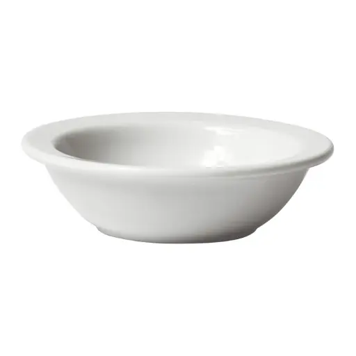 [BFD-5NR] Birkhall Fruit Dish with Narrow Rim, 5 oz, White Porcelain, 36 Pieces/Case