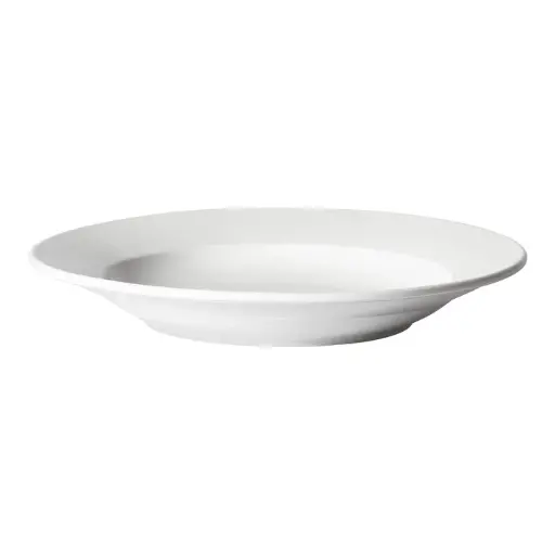 [BPB-2212RE] Birkhall Pasta Bowl with Rolled Edge, 22 oz, 12" dia, White Porcelain, 12 Pieces/Case
