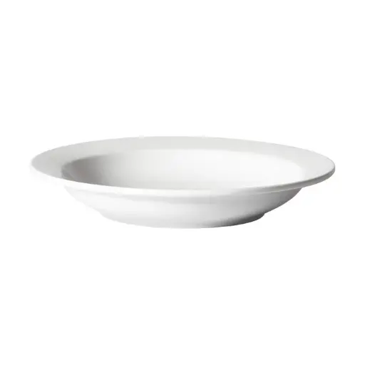 [BPB-24RE] Birkhall Pasta Bowl with Rolled Edge, 24 oz, 11-1/4" dia, White Porcelain, 12 Pieces/Case