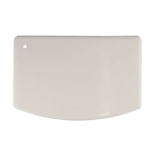 [CR-899] Bar Maid White Plastic Bowl Scraper - 250 Pieces/Pack