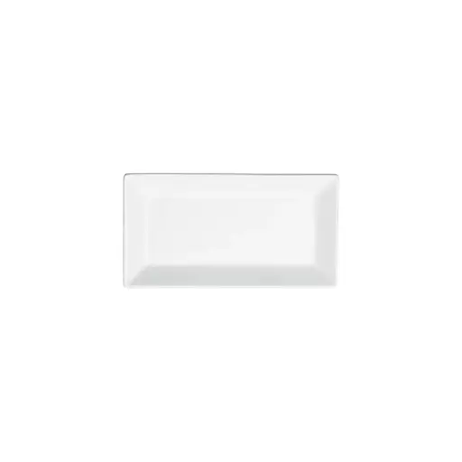 Royalsquare Rectangular Platter,  White Porcelain, 24 Pieces/Case