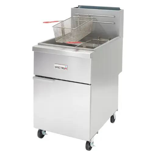 [NGGF-70-NG] Spectrum Gas Deep Fryer, 70lb, 5-Tube, Natural Gas