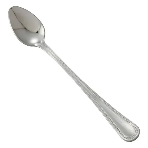 [0036-02] Deluxe Pearl Iced Tea Spoon, 18/8 Extra Heavyweight