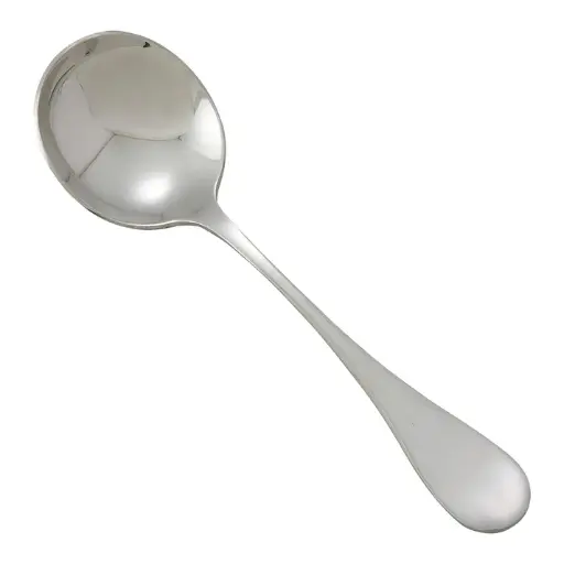 [0037-04] Venice Bouillon Spoon, 18/8 Extra Heavyweight