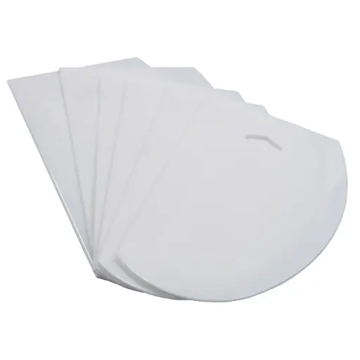 [PDS-7] Dough Scrapers, Plastic, 7-1/2" x 4-3/4", 6pcs/pk