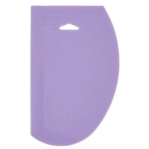 [PDS-7P] Allergen-Free Plastic Dough Scrapers, 7-1/2" x 4-3/4", 6pcs/pk