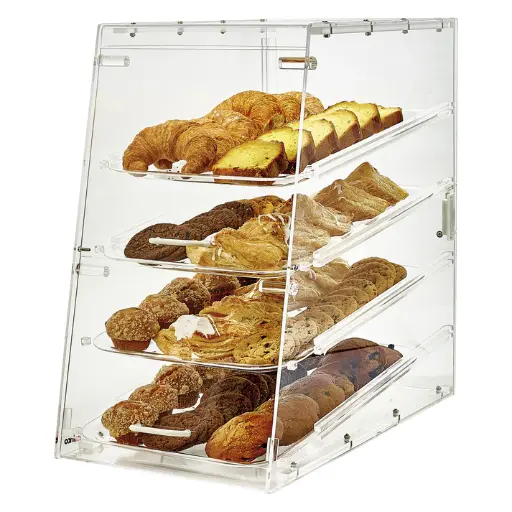 [ADC-4] Acrylic Tiered Display Case - 4-Tray