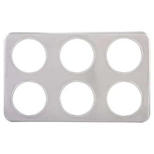 [ADP-444] Adaptor Plate, Six 4-3/4" Holes, Stainless Steel