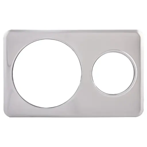 [ADP-610]  Adaptor Plate, 6-3/8" &amp; 10-3/8" Holes, Stainless Steel