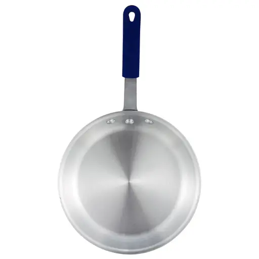 [AFP-7A-H] Aluminum Fry Pan, Gladiator, Natural Finish - 7" Dia with Silicone Sleeve