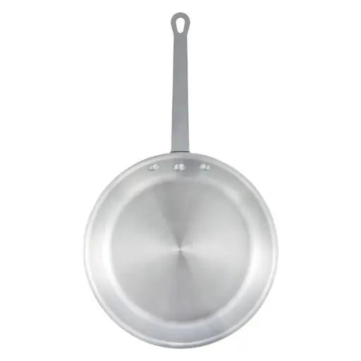 [AFP-8S] Aluminum Fry Pan, Majestic, Satin Finish - 8" Dia
