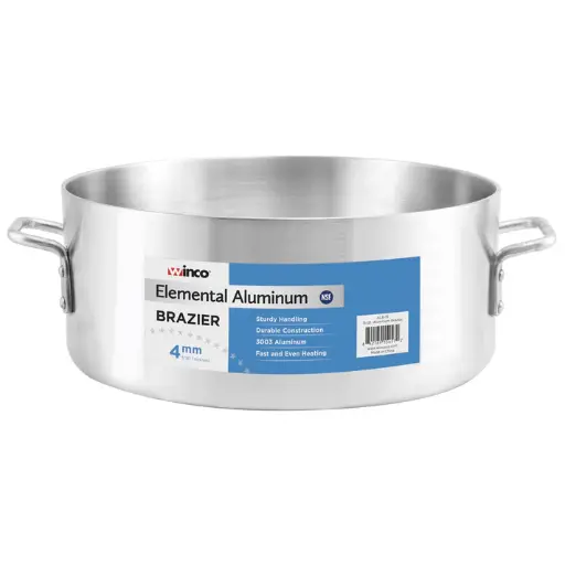 [ALB-18] Elemental Aluminum Brazier, 4mm - 18 Quart