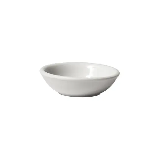 [ASD-15] Sauce Dish, 1-1/2 oz, White Porcelain, White