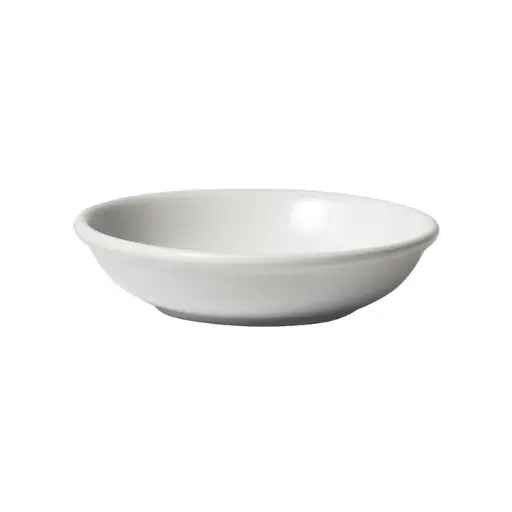 [ASD-4] Sauce Dish, 4 oz, White Porcelain, White, 72 Pieces/Case