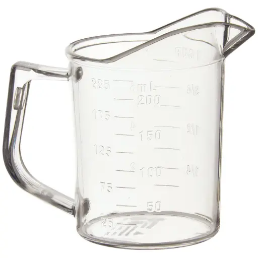 [PMU-25] Polycarbonate Measuring Cup - 1 Cup