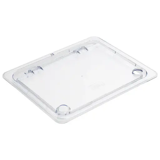 [SP7200H] Polycarbonate Food Pan Cover, Hinged - Half (1/2)