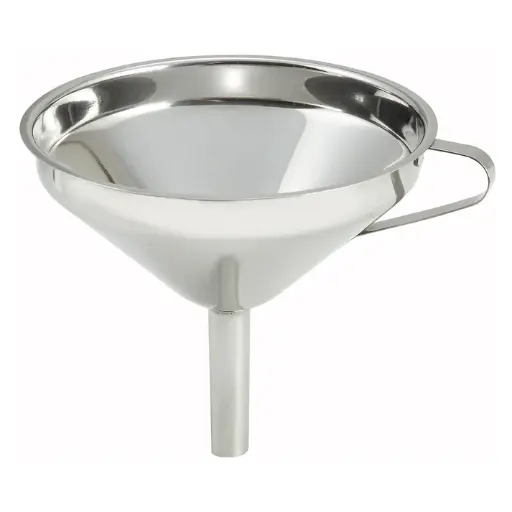 [SF-6] Stainless Steel Wide Mouth Funnel - 5-3/4"