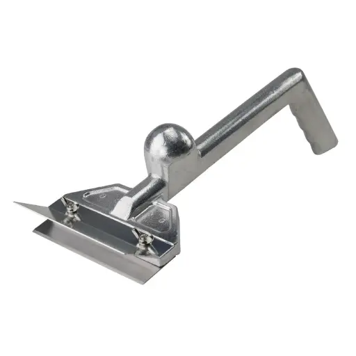 [SCRP-14] 14" Heavy-Duty Aluminum Grill Scraper with Splash Guard