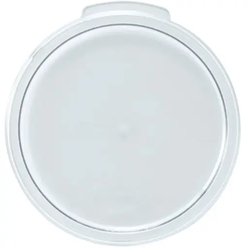 [PTRC-24C] Cover for Round Storage Container, Translucent, Polypropylene - 2 | 4 Quart