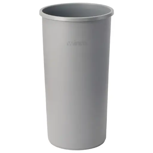 [PTCR-22G] Round Trash Can, 22 Gallon, Gray