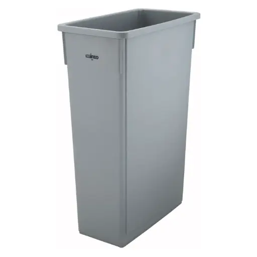 [PTC-23SG] 23 Gallon Slender Trash Cans - Gray