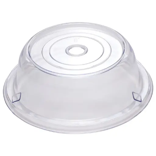 [PPCR-8]  Clear Polycarbonate Plate Cover - 8" Dia