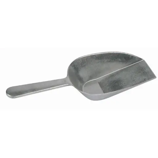 [ASFB-16] Aluminum Scoop, Flat Bottom - 16 oz