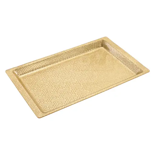 [AST-3G] Gold-Tone Acrylic Display Tray