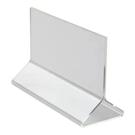 [ATCH-53] Double-Sided Clear Acrylic Menu Stand - 5-1/2" x 3-1/2"
