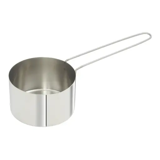 [MCPL-175C] Stainless Steel Measuring Cup with 6" Long Loop Handle, 1-3/4 Cup