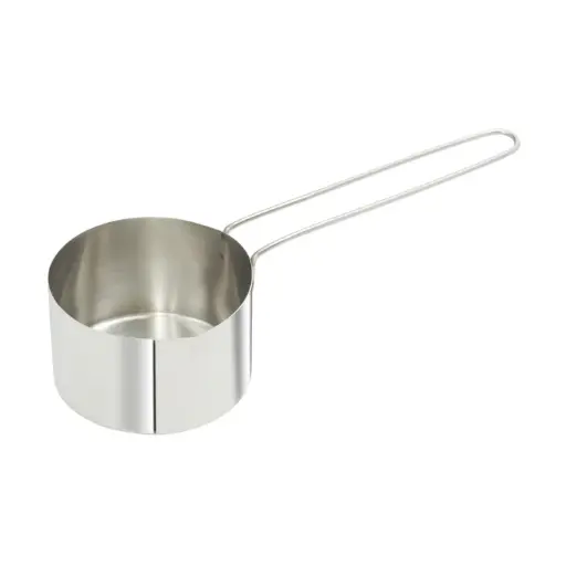 [MCPL-125C] Stainless Steel Measuring Cup with 6" Long Loop Handle, 1-1/4 Cup