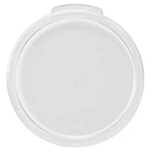  Round Storage Container Cover, Clear Polycarbonate - 2 | 4 Quart