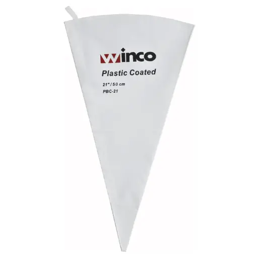 [PBC-21] Pastry Bag, Cotton with Plastic Coating - 21"