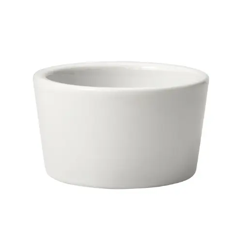[PRR-4] Plain Ramekin, 4 oz, White Porcelain, 48 Pieces/Case