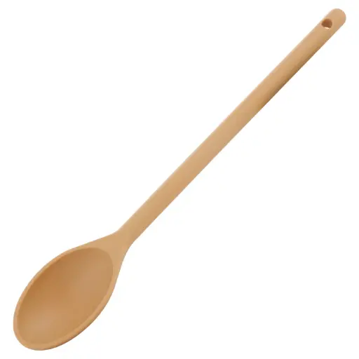 [NS-15T] High Heat Nylon Spoon - 15", Tan