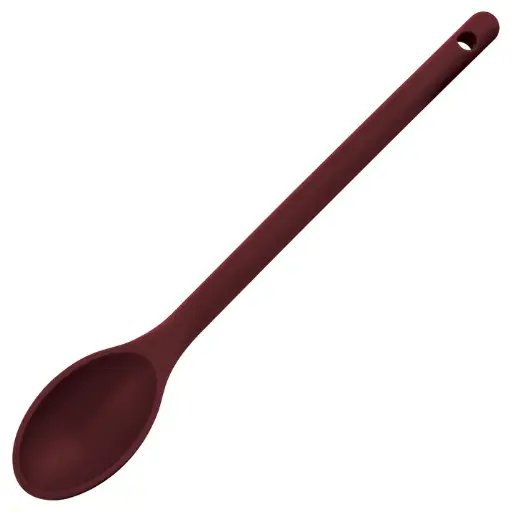 [NS-12R] High Heat Nylon Spoon - 12", Red