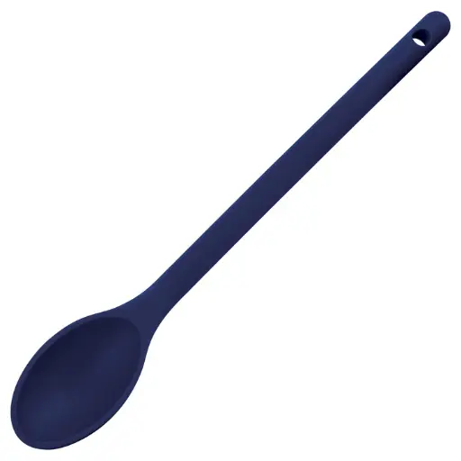 [NS-12B] High Heat Nylon Spoon - 12", Blue